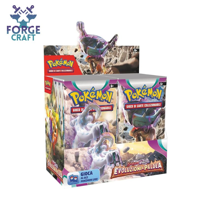 POKEMON COMPANY Pokemon Gcc - Scarlatto E Violetto Destino Di Paldea - Box  6 Bustine (ita) a 34,99 €