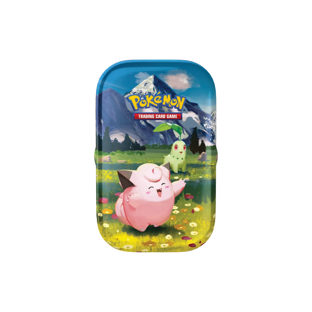 POKÉMON - Megaevoluzione - Ascesa Eroica - Mini Tin da collezione Clefairy e Chikorita - ITA