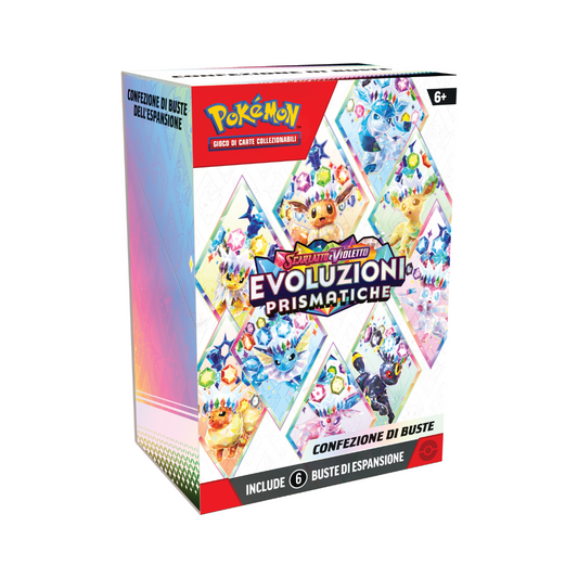 POKÉMON - Scarlatto & Violetto - Evoluzioni Prismatiche - Bundle da 6 Bustine - ITA