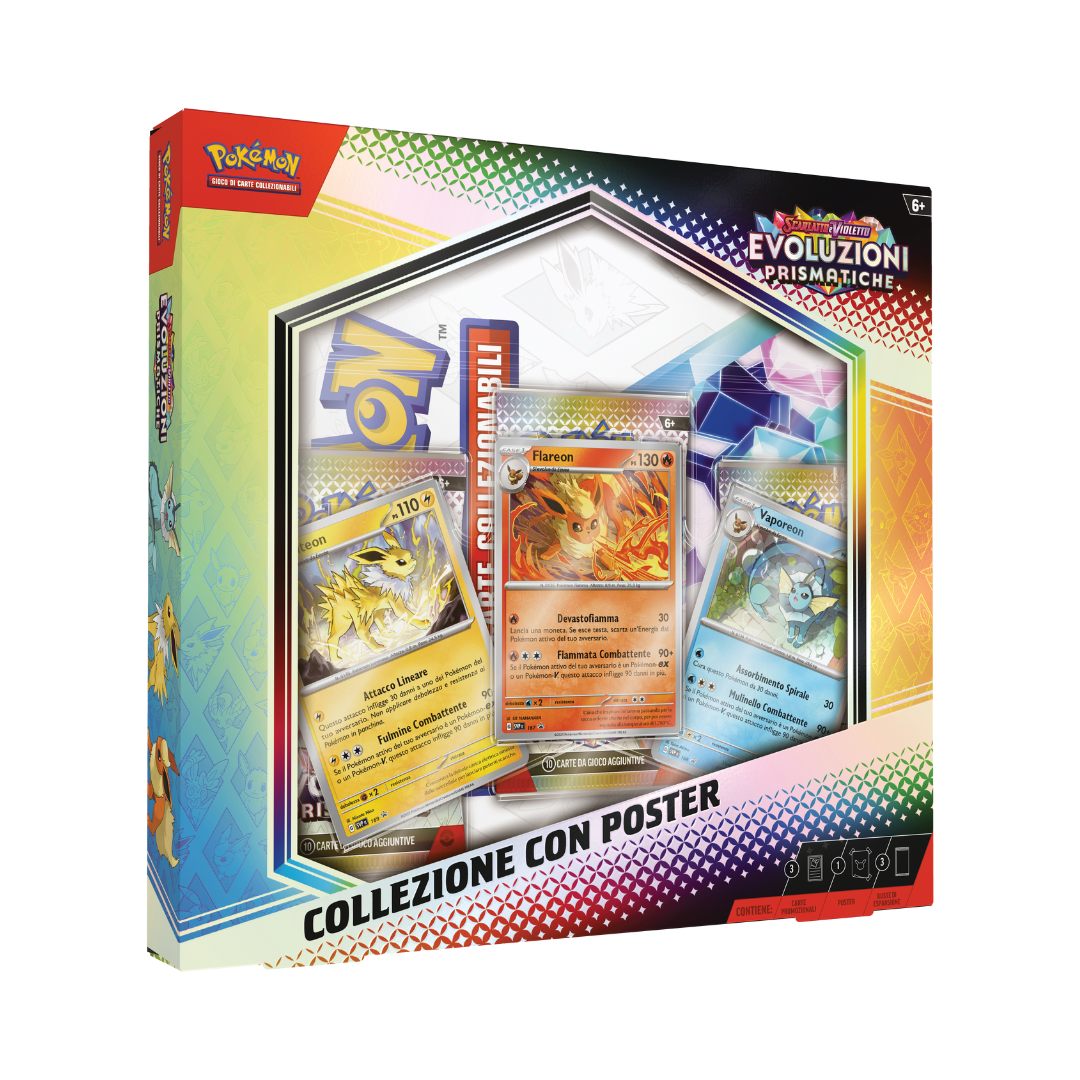 POKÉMON - Scarlatto & Violetto - Evoluzioni Prismatiche - Collezione Con Poster - ITA