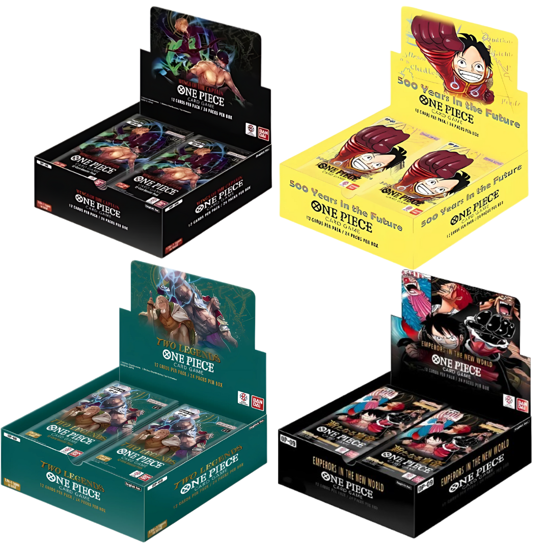 ONE PIECE - Bundle box 2024 - Box OP06 + Box OP07 + Box OP08 + Box OP09