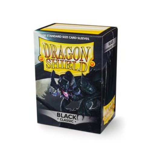 Dragon Shield - Standard Sleeves - Classic Black (100 Sleeves)