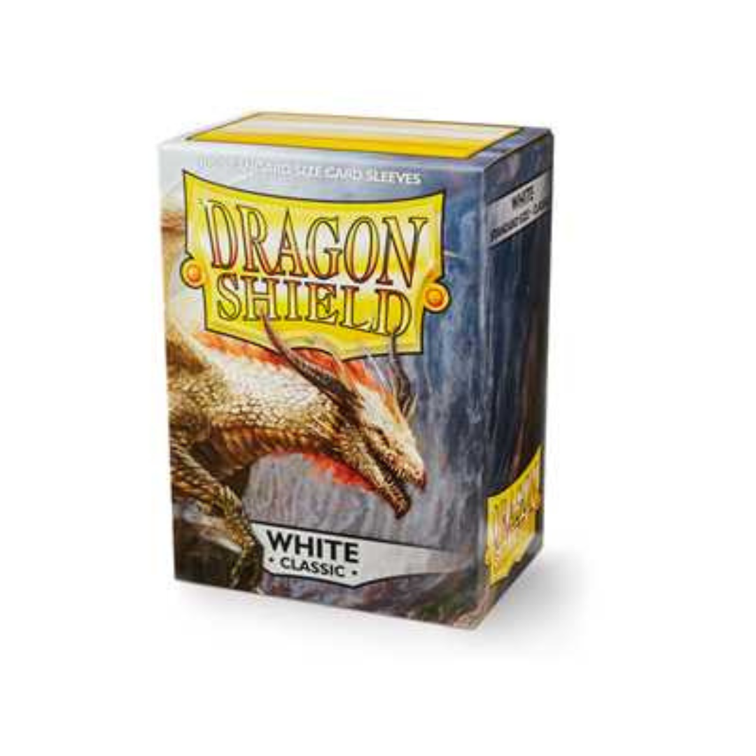 Dragon Shield - Standard Sleeves - Classic White (100 Sleeves)