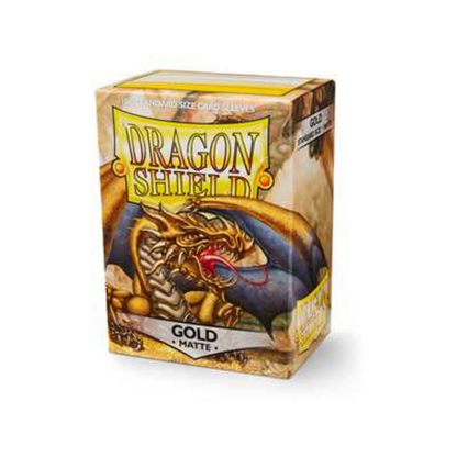 Dragon Shield - Standard Sleeves - Matte Gold (100 Sleeves)