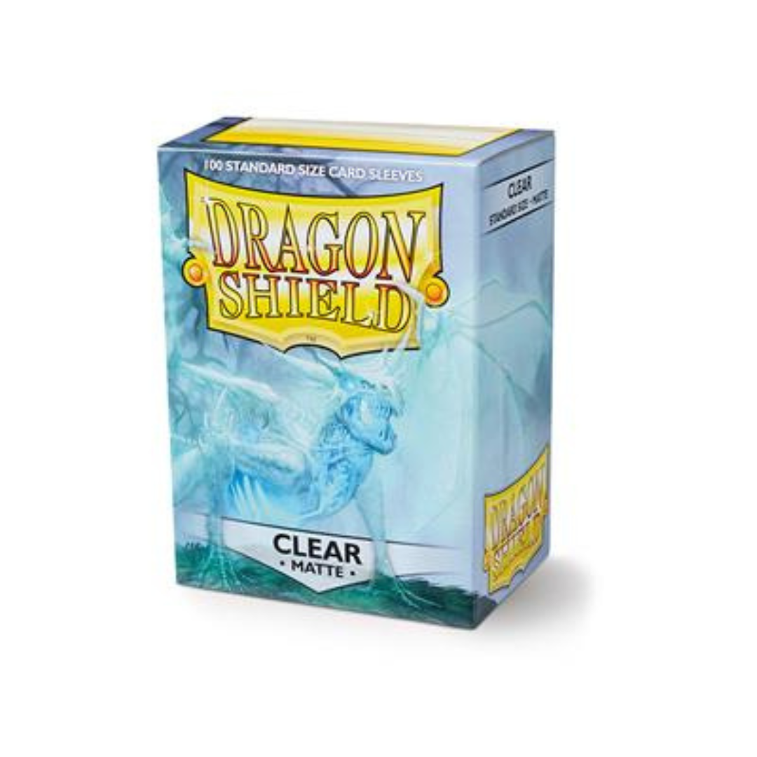 Dragon Shield - Standard Sleeves - Matte Clear (100 Sleeves)