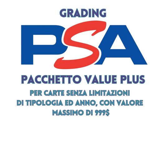 Grading PSA, pacchetto Value Plus