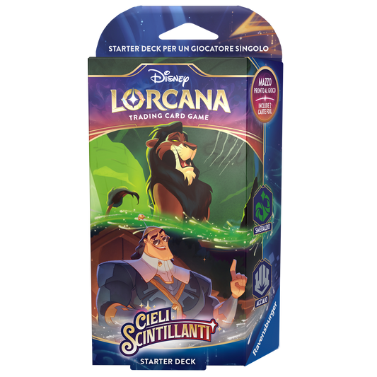 LORCANA - Cieli Scintillanti - Starter Deck Smeraldo/Acciaio - ITA