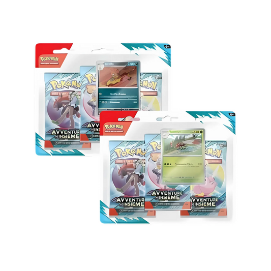 POKÉMON - Scarlatto & Violetto - Avventure Insieme - Blister da 3 bustine 1 pz. Casuale - ITA