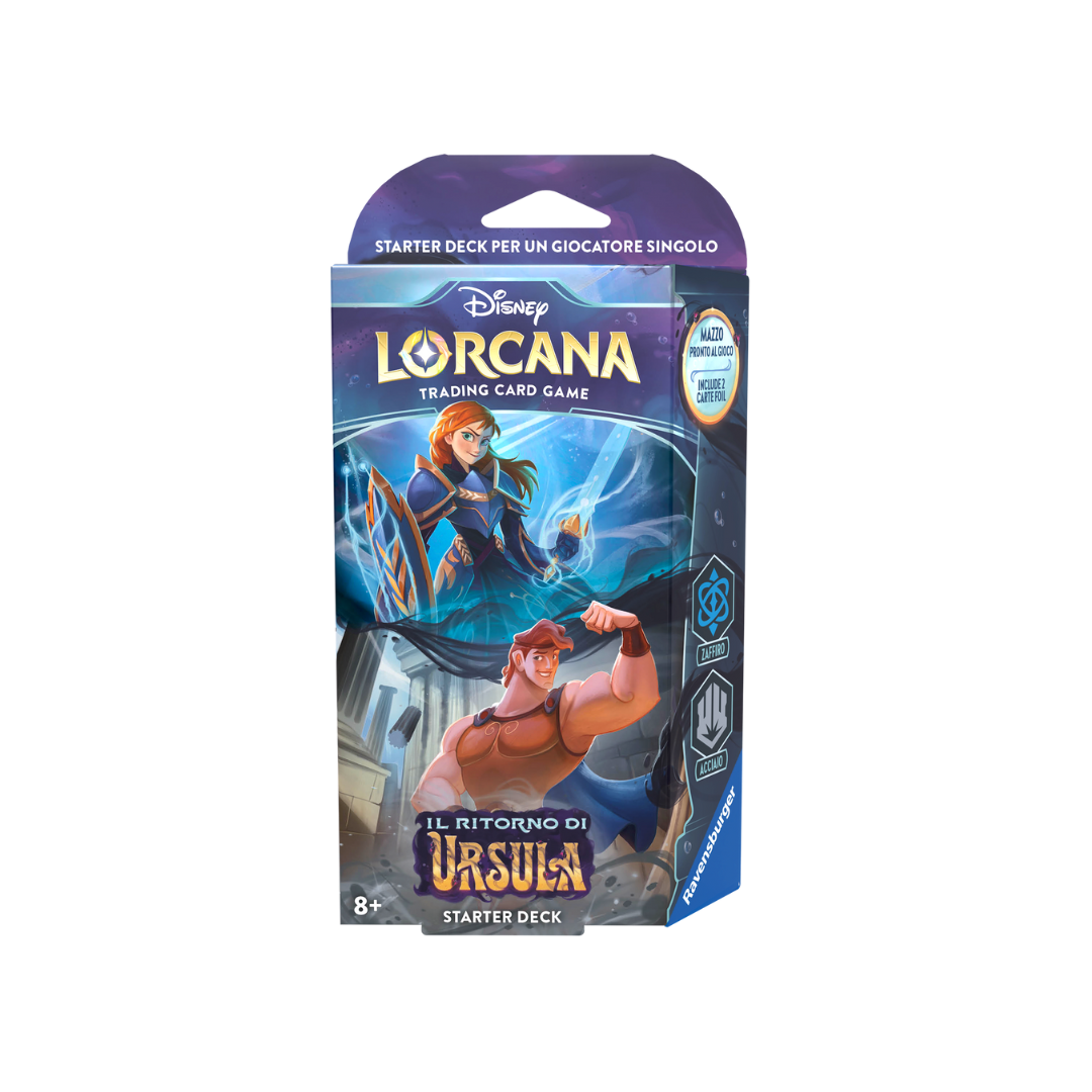 LORCANA - Il Ritorno di Ursula - Starter Deck Zaffiro/Acciaio - ITA