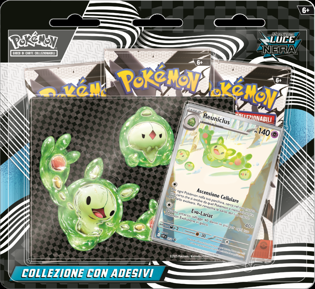 POKÉMON - Scarlatto&Violetto - Collezione con adesivi Luce Nera (1pz casuale) - ITA