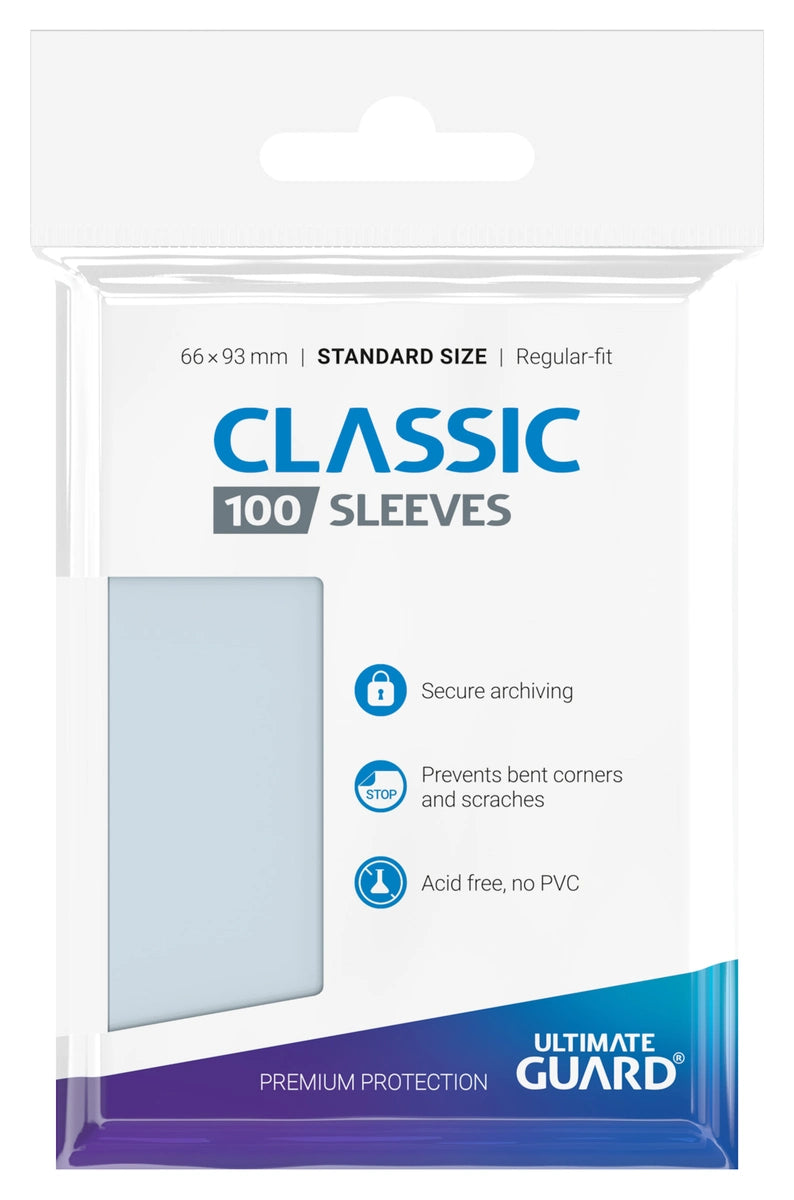 Ultimate Guard - Classic Sleeves Standard - Transparent (100 Sleeves)