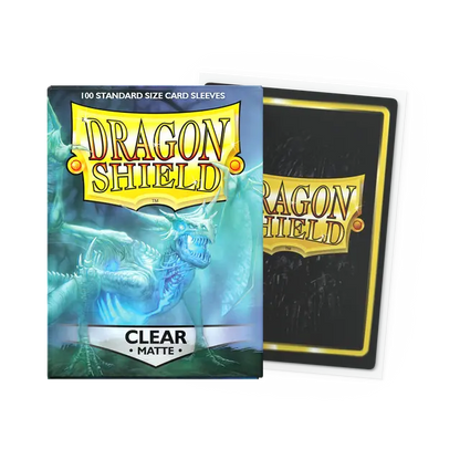 Dragon Shield - Standard Sleeves - Matte Clear (100 Sleeves)