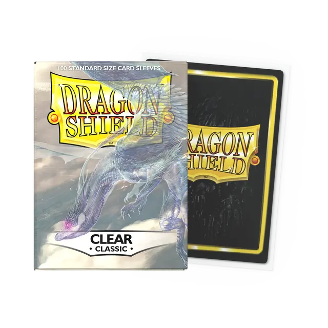 Dragon Shield - Standard Sleeves - Clear (100 Sleeves)