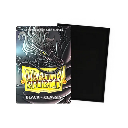 Dragon Shield - Small Sleeves - Japanese Classic Black (60 Sleeves)