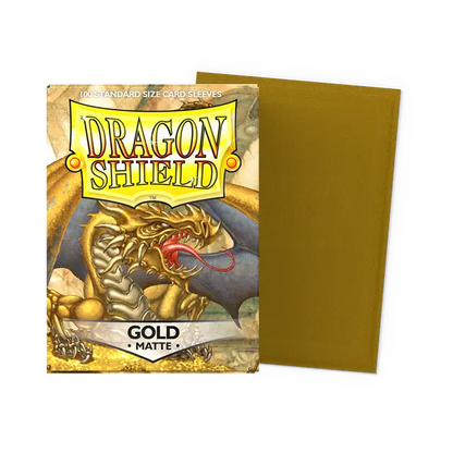 Dragon Shield - Standard Sleeves - Matte Gold (100 Sleeves)