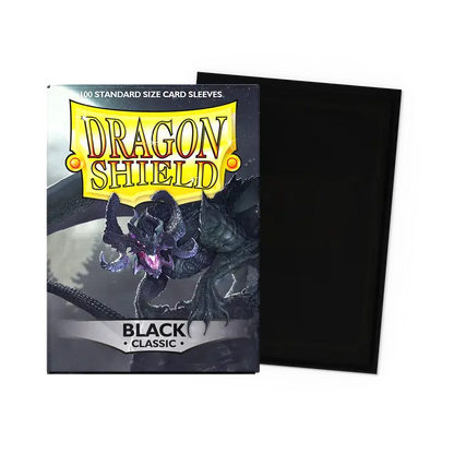 Dragon Shield - Standard Sleeves - Classic Black (100 Sleeves)