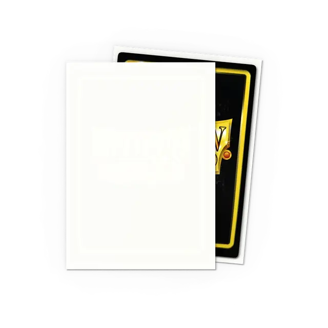 Dragon Shield - Standard Sleeves - Matte White (100 Sleeves)