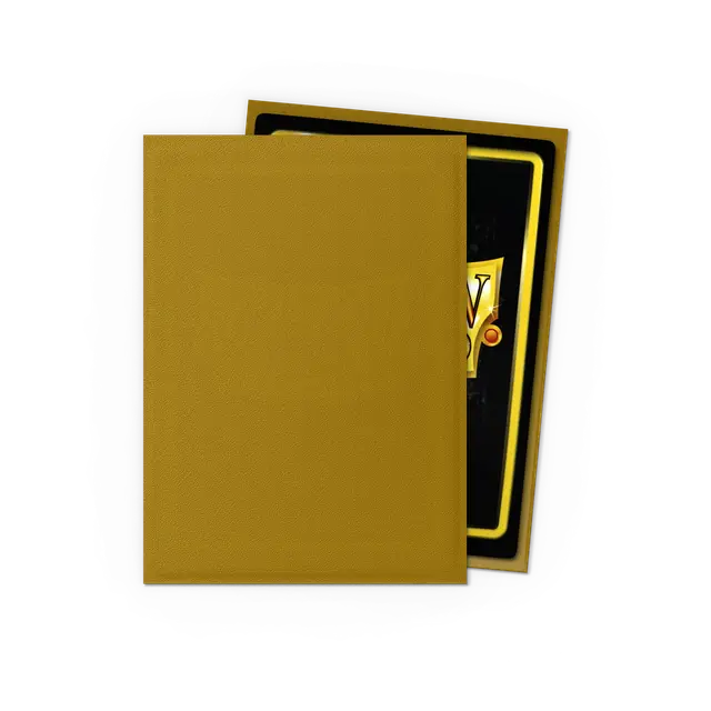 Dragon Shield - Standard Sleeves - Matte Gold (100 Sleeves)